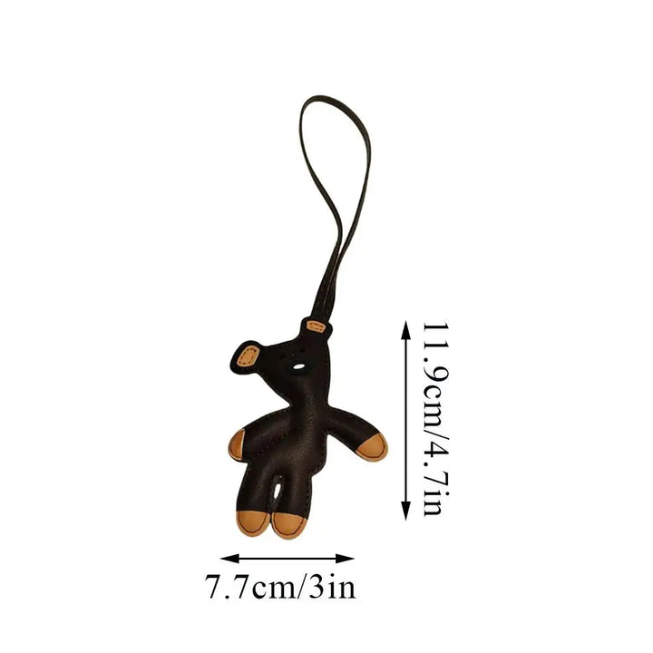 Women's Cute PU Leather Mini Bag Charm Keychain Gift Accessory-The Yellow Prime