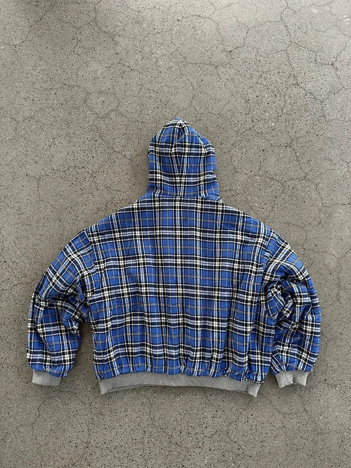 Men's Oversized Cozy Zip Hoodie - Boxy Cut, Cotton Blend-The Yellow Prime