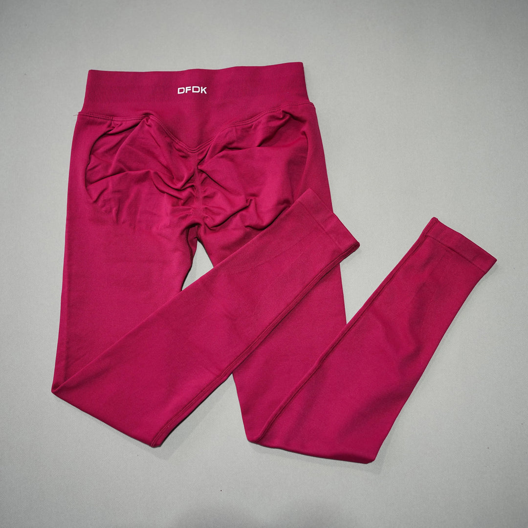 Nahtlose Yoga-Leggings mit hohem Bund und Bauchkontrolle für Damen