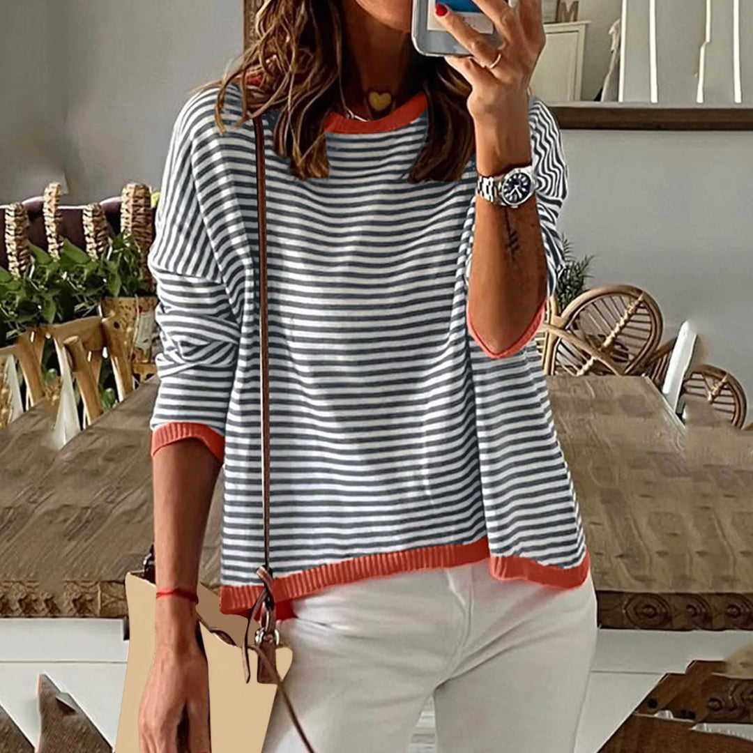 Charlotte | Women's Trendy Striped Sweater for Stylish Outfits