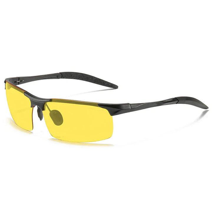 Polarized Night Vision Glasses with Aluminum Frame for Day and Night Driving-The Yellow Prime