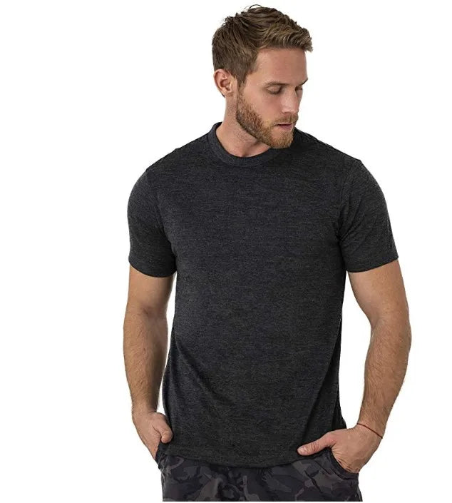 Men's Superfine Merino Wool Base Layer T-Shirt and Socks Set-The Yellow Prime