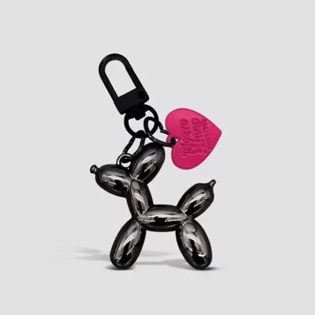 Women's Cute Balloon Dog Keychain Resin Bag Pendant for Fall 2025-The Yellow Prime