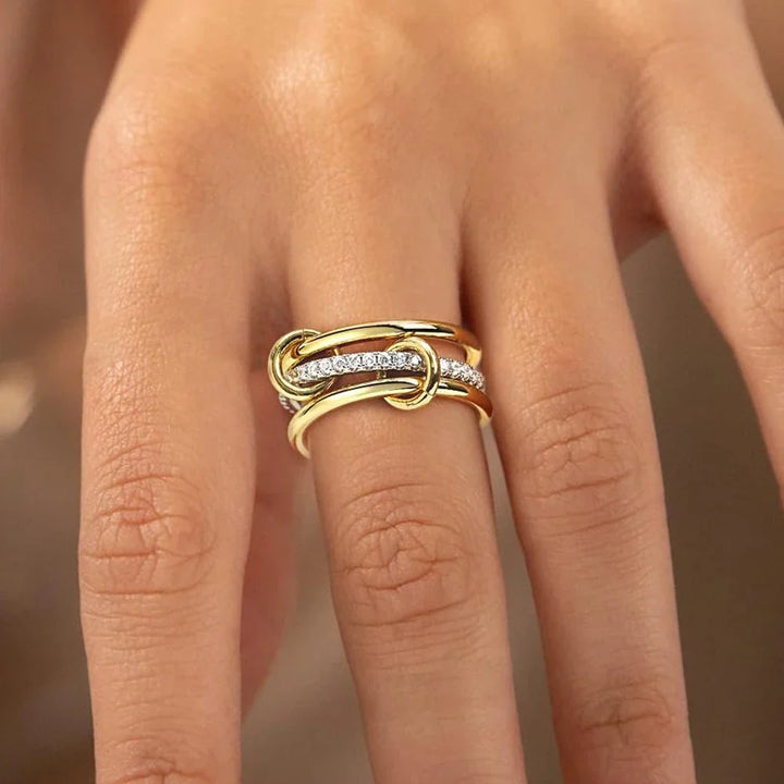 Elegant Bond Ring for Timeless Style and Sophistication