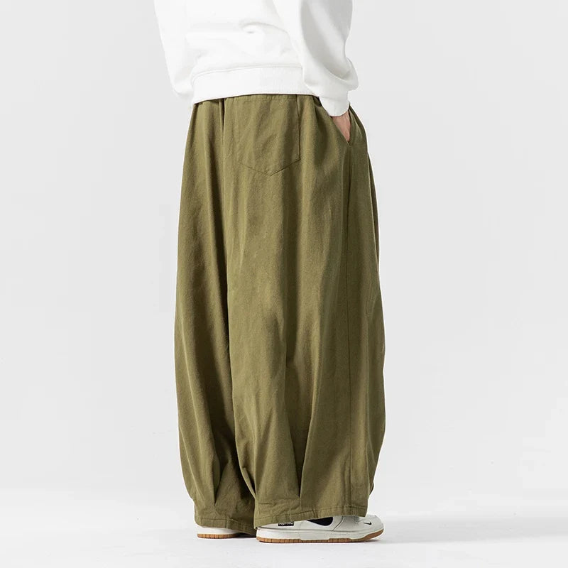 Men's Wide-Leg Pants - Stylish and Comfortable Fit-The Yellow Prime