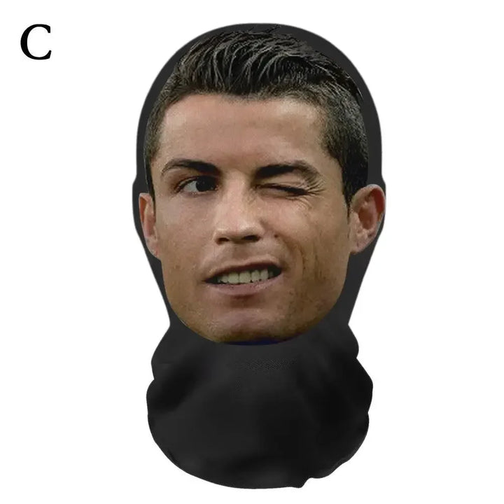 Halloweens 3D-realistiske ansigtsmasker til cosplay og streetwear