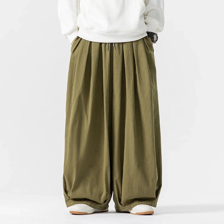 Men's Wide-Leg Pants - Stylish and Comfortable Fit-The Yellow Prime