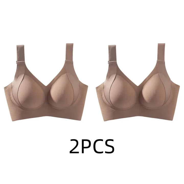 Women's Seamless Thin Style Bra, No Wires, Anti-Sagging Support-The Yellow Prime
