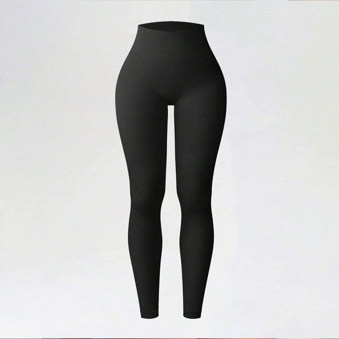 Dameslegging met hoge taille en zonder naden voor yoga, fitness en hardlopen