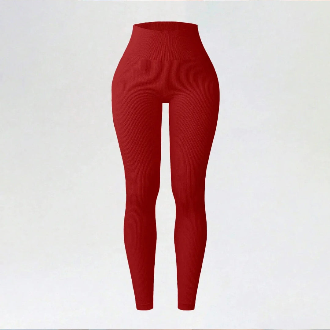 Dameslegging met hoge taille en zonder naden voor yoga, fitness en hardlopen