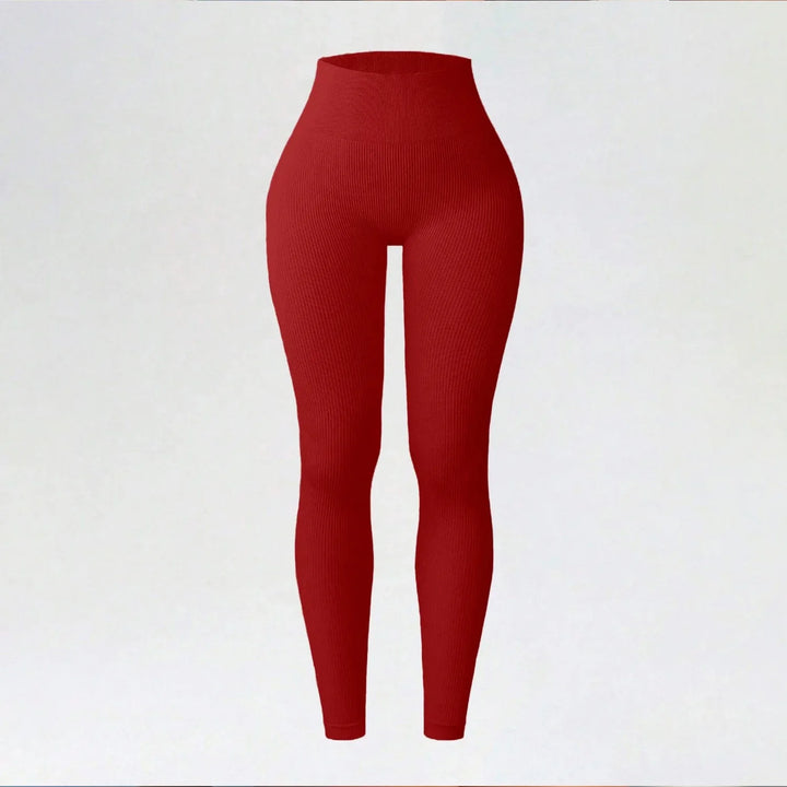 Dameslegging met hoge taille en zonder naden voor yoga, fitness en hardlopen