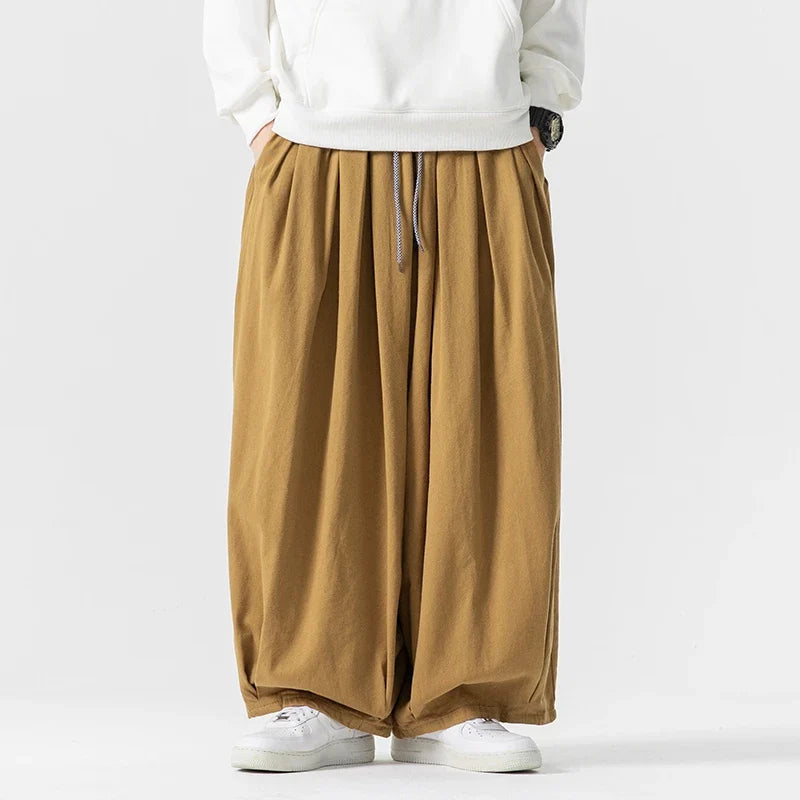 Men's Wide-Leg Pants - Stylish and Comfortable Fit-The Yellow Prime