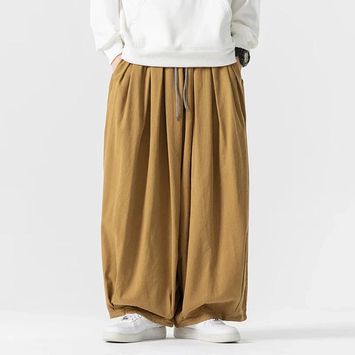 Men's Wide-Leg Pants - Stylish and Comfortable Fit-The Yellow Prime