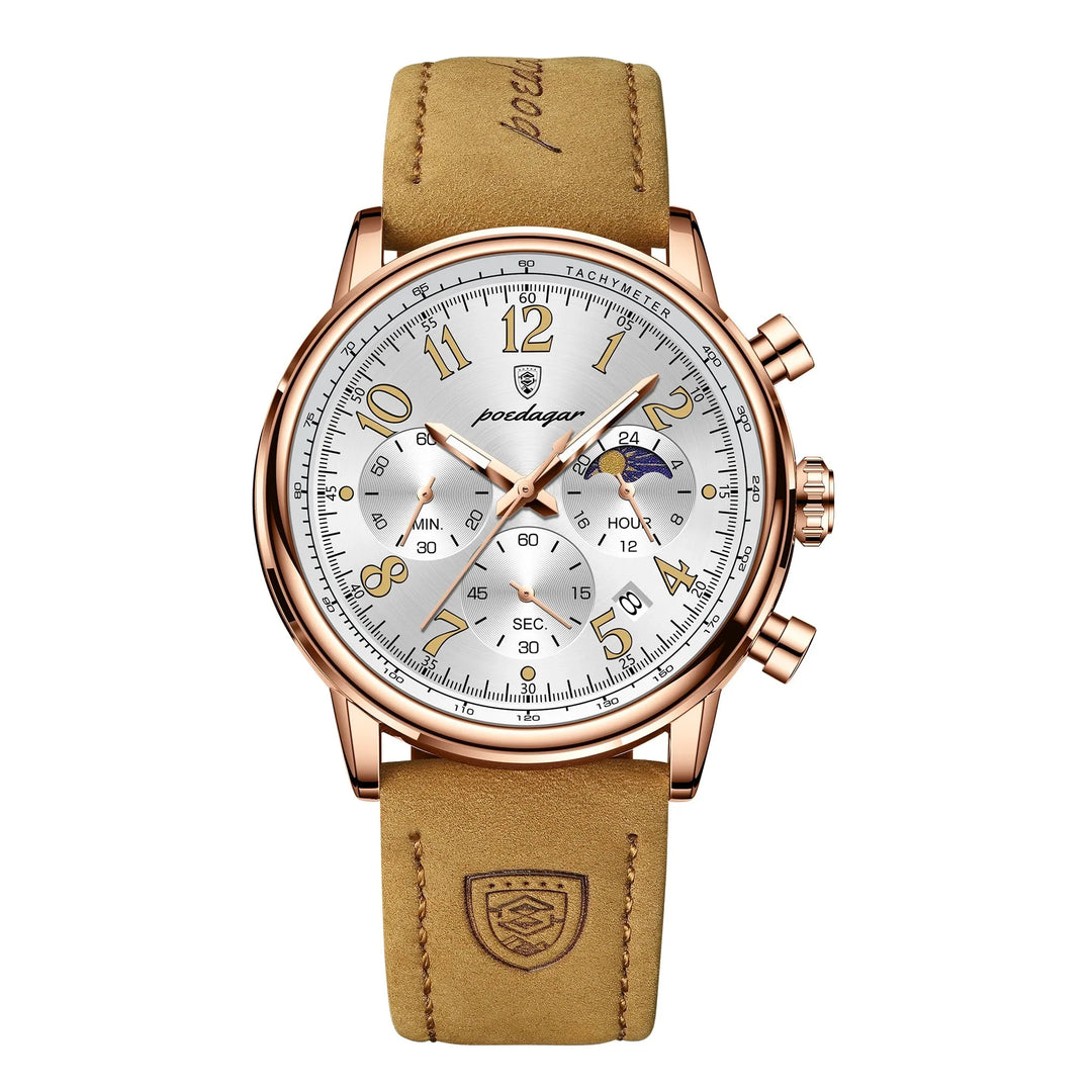 Men's Military Chronograph Watch with Waterproof Nylon Strap-The Yellow Prime
