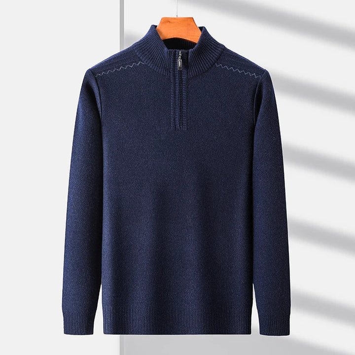 Robert | Men's Wool Blend Quarter-Zip Sweater