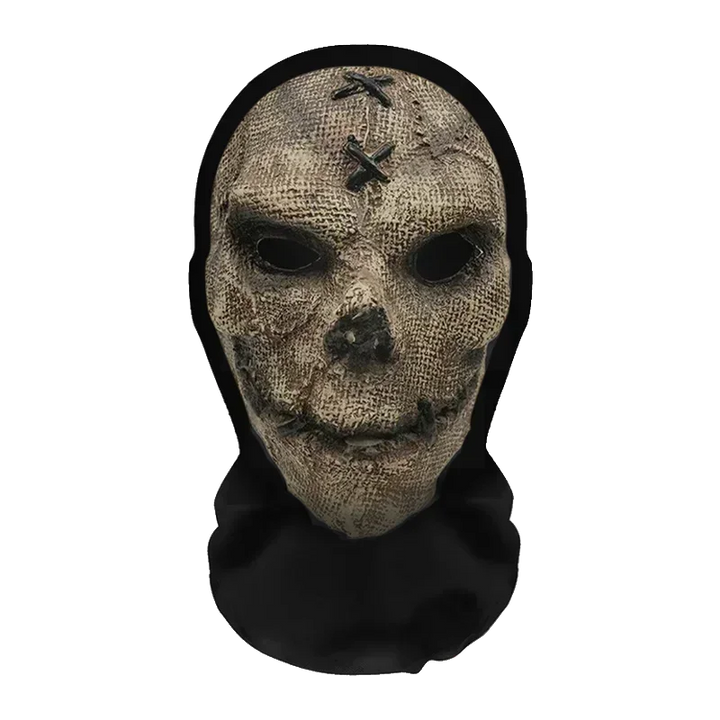 Halloweens morsomme cosplay-parykk- og maskesett for kreativ hodebekledning