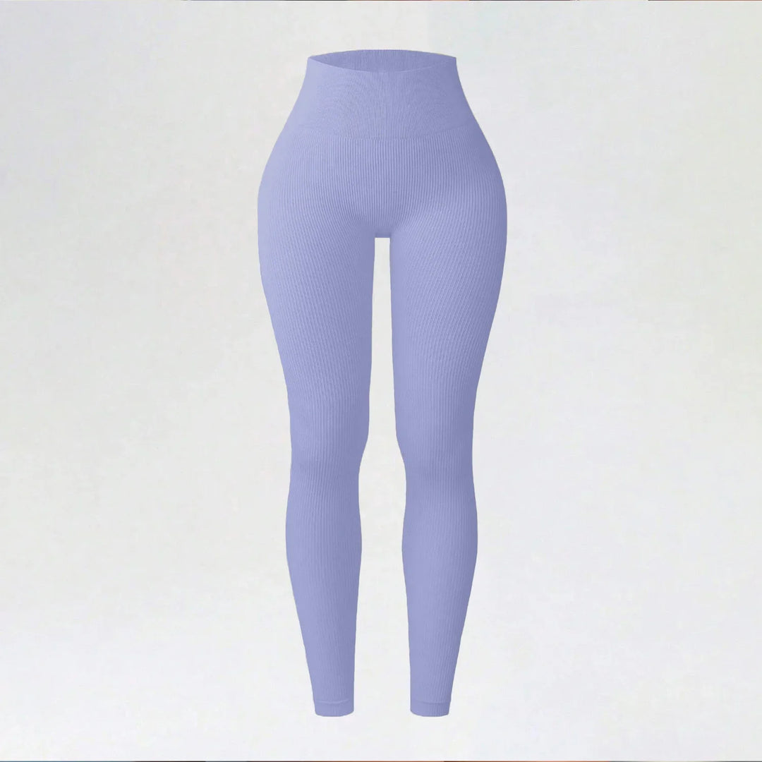 Dameslegging met hoge taille en zonder naden voor yoga, fitness en hardlopen
