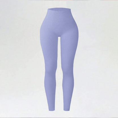 Leggings de ioga sem costuras, de cintura subida, para mulher, para fitness e corrida