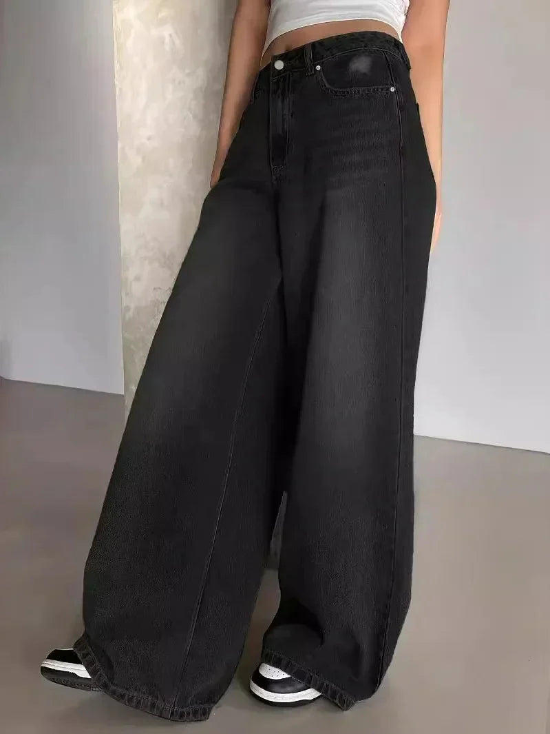 Nora | Women's Baggy Wide Leg Jeans - Comfortable and Stylish Fit-The Yellow Prime
