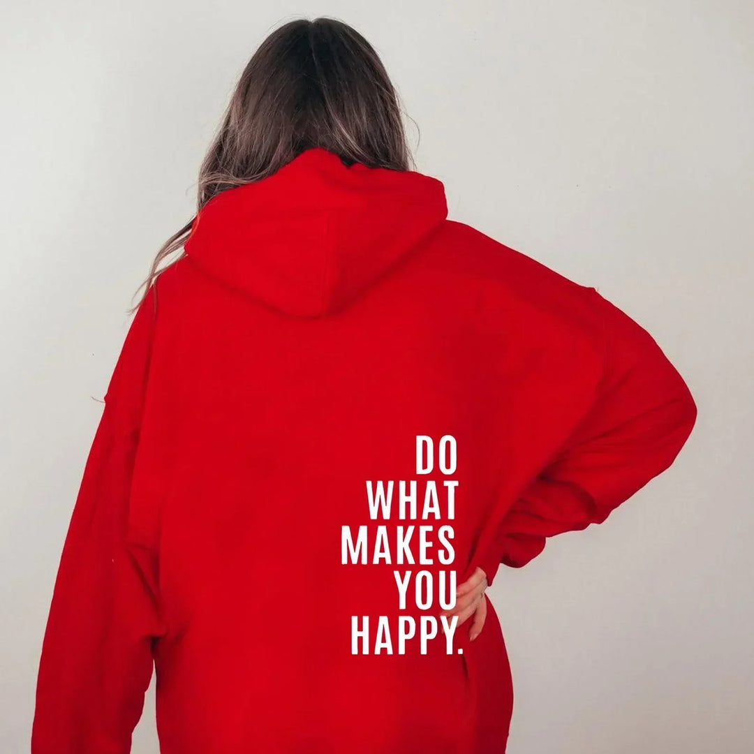Women's Oversized Hoodie with Back Print - Cotton Everyday Wear-The Yellow Prime