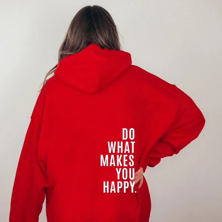 Women's Oversized Hoodie with Back Print - Cotton Everyday Wear-The Yellow Prime
