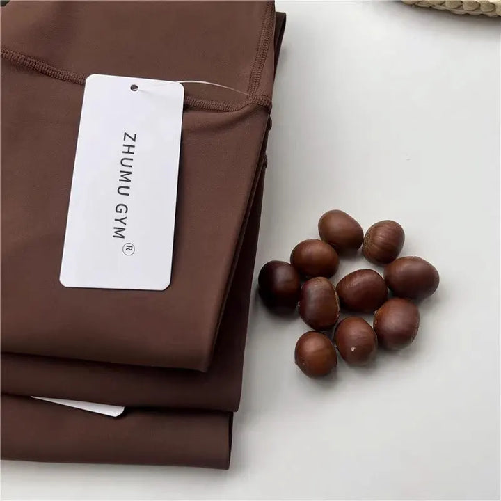 Leggings de ioga sem costuras, de cintura subida, para mulher, para fitness e corrida
