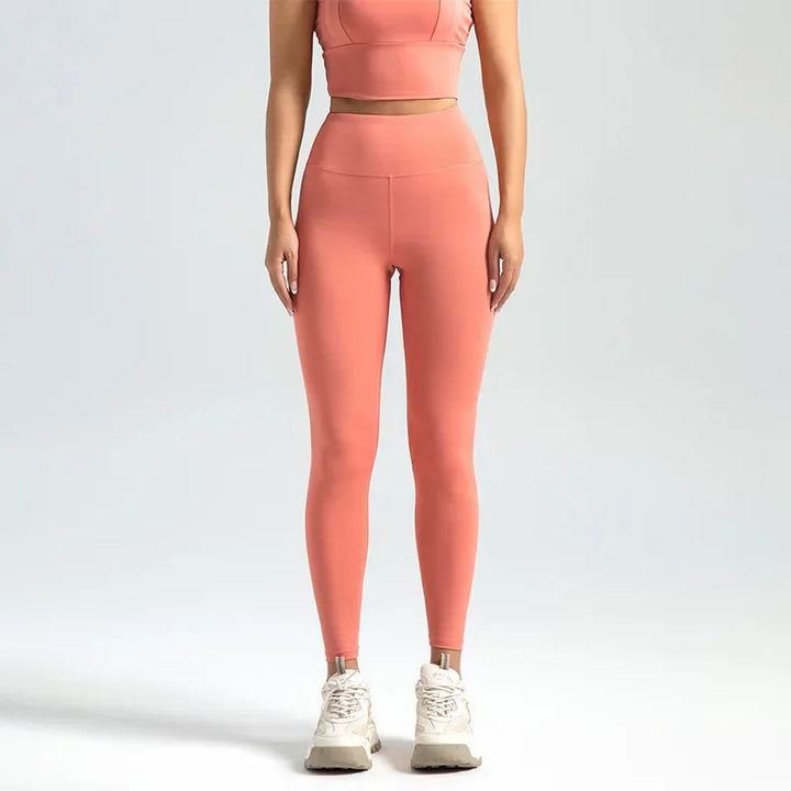 Leggings de ginásio Y2K de cintura subida para mulher, com efeito lifting no rabo