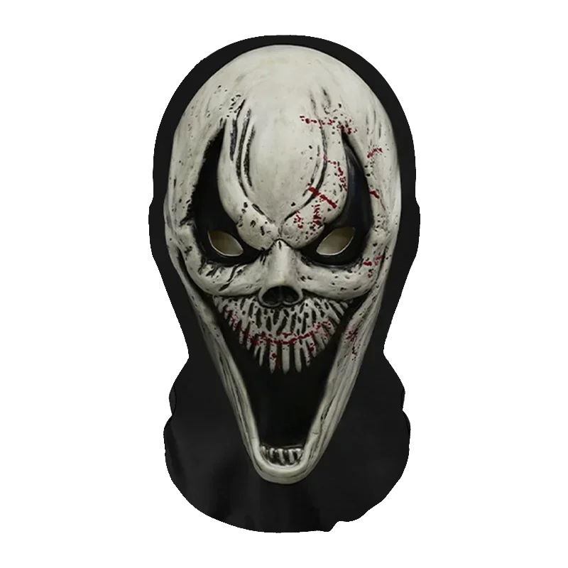 Halloweens morsomme cosplay-parykk- og maskesett for kreativ hodebekledning