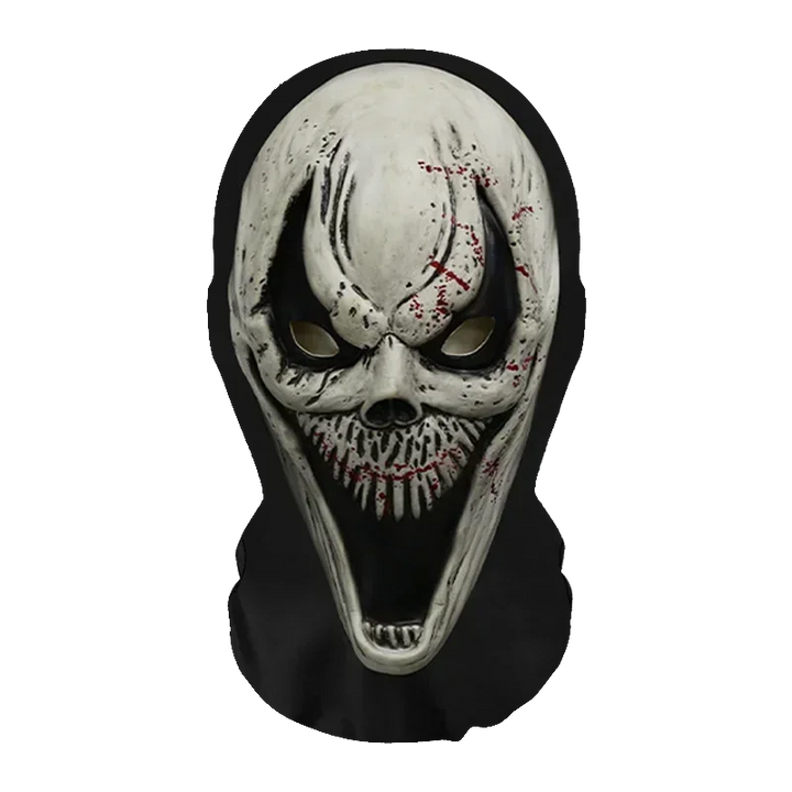 Halloweens morsomme cosplay-parykk- og maskesett for kreativ hodebekledning