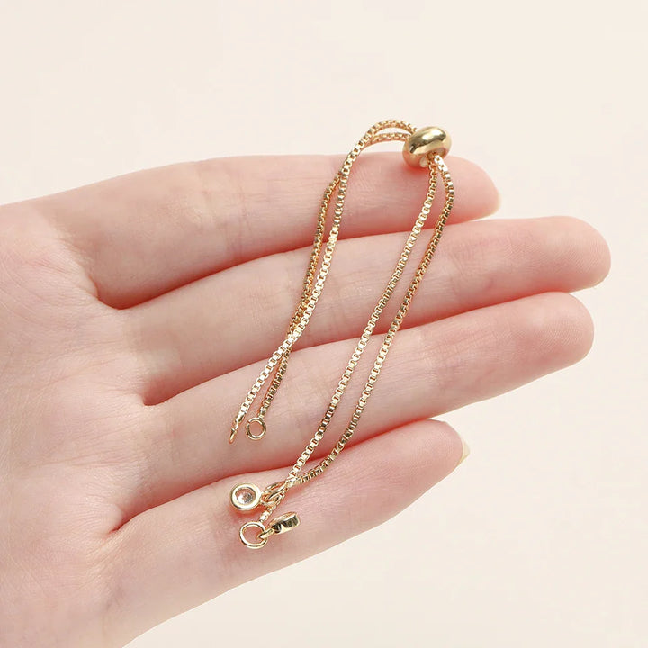 Women's Adjustable Slider Chains for DIY Bracelet Making-The Yellow Prime