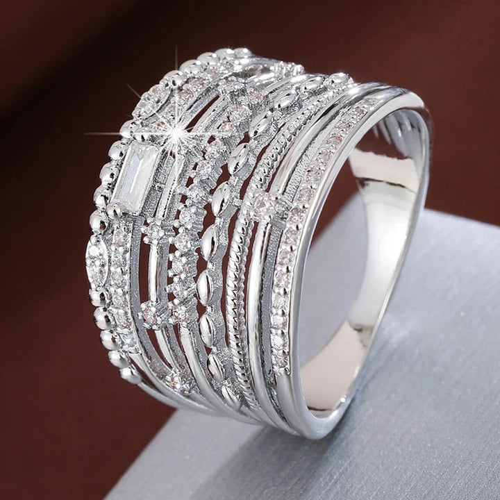 Elegant Cascade Ring - Stunning Design for Any Occasion