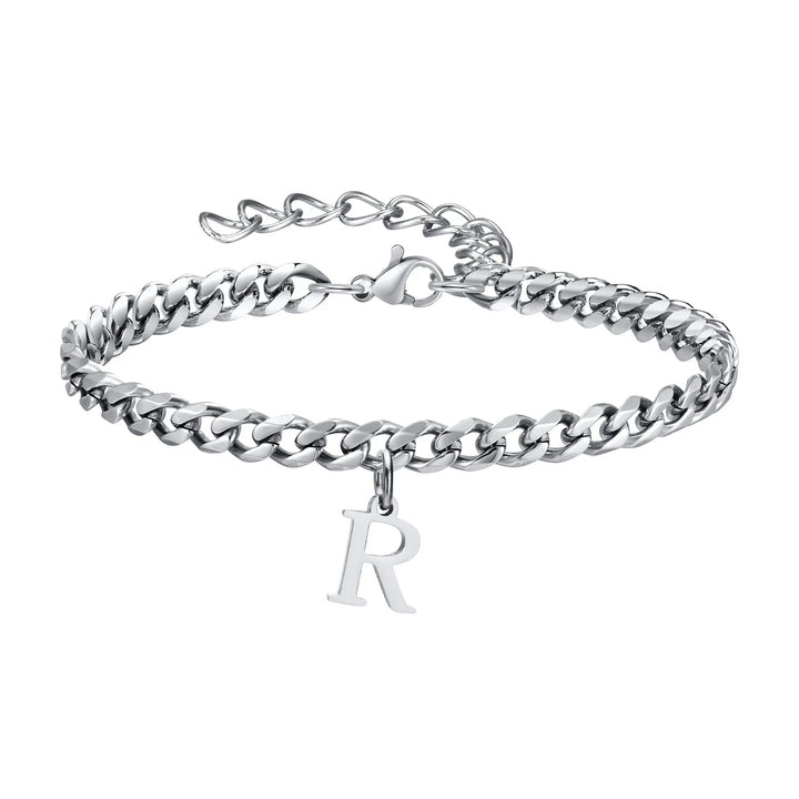 Women's Adjustable Stainless Steel Cuban Link Bracelet-The Yellow Prime