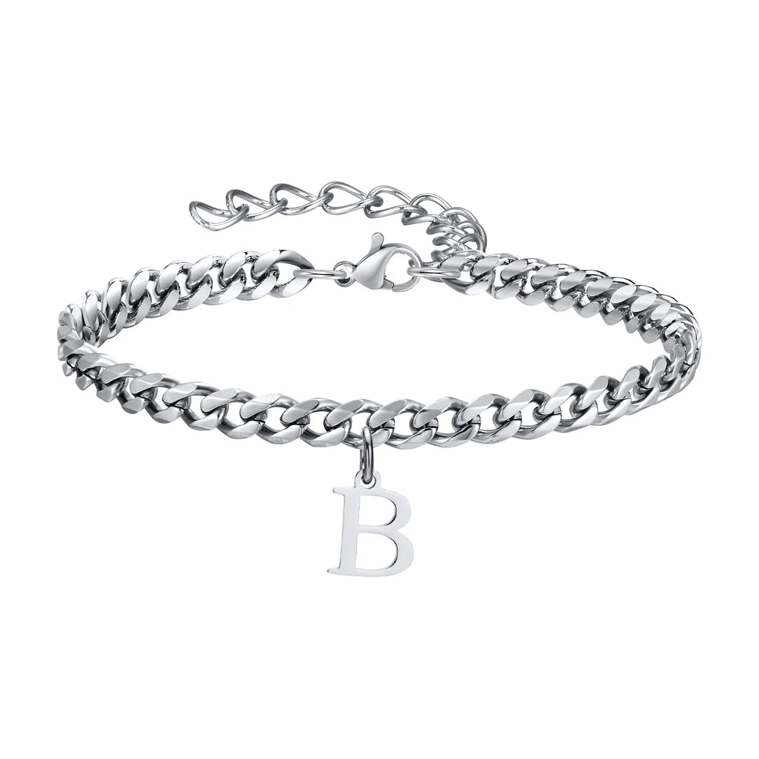 Women's Adjustable Stainless Steel Cuban Link Bracelet-The Yellow Prime