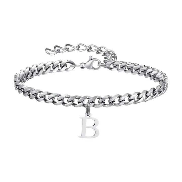 Women's Adjustable Stainless Steel Cuban Link Bracelet-The Yellow Prime