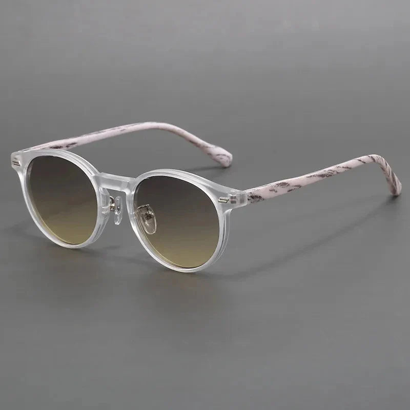 Round UV Protection Scratch-Resistant Sunglasses