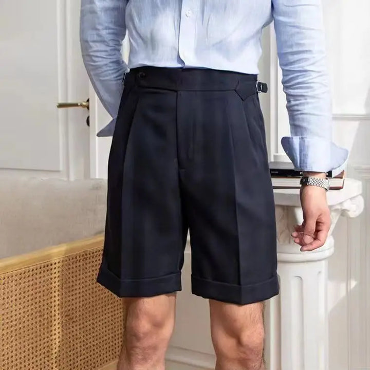 Edouard | Men's Tailored Pleated Shorts