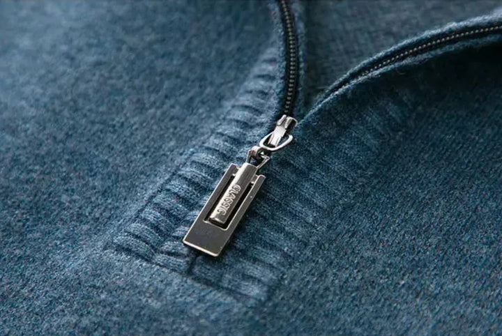 Robert | Men's Wool Blend Quarter-Zip Sweater