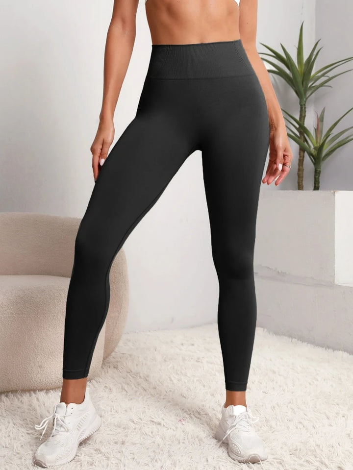 Naadloze yogaleggings met hoge taille en liftend effect voor dames, voor fitness