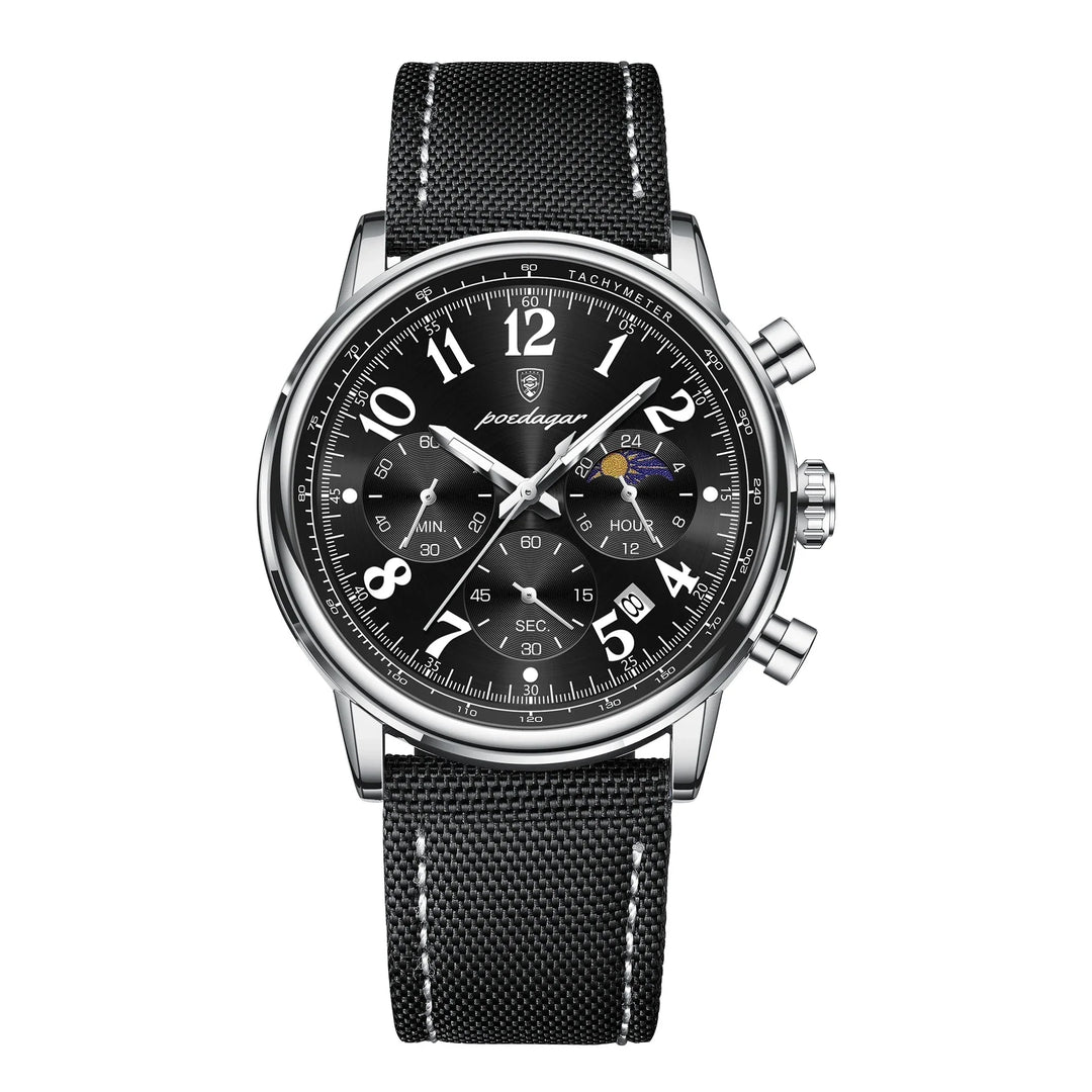 Men's Military Chronograph Watch with Waterproof Nylon Strap-The Yellow Prime