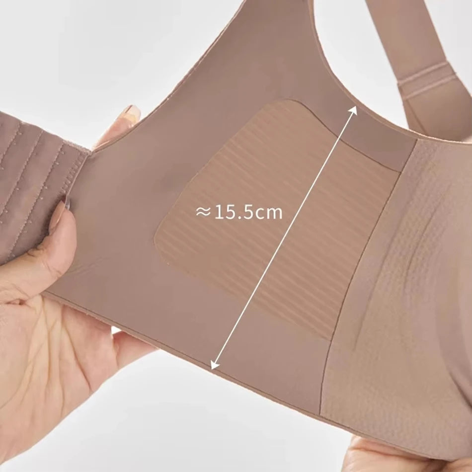 Women's Seamless Thin Style Bra, No Wires, Anti-Sagging Support-The Yellow Prime