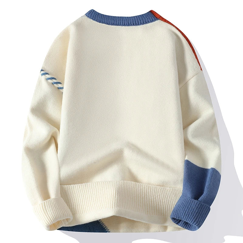 Ryan | Men's Cable Knit Wool Pullover Sweater