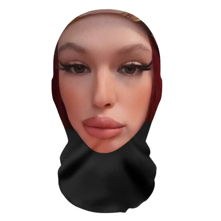 Halloweens morsomme 3D-printede heldekkende ansiktsmaske for kostymer og cosplay