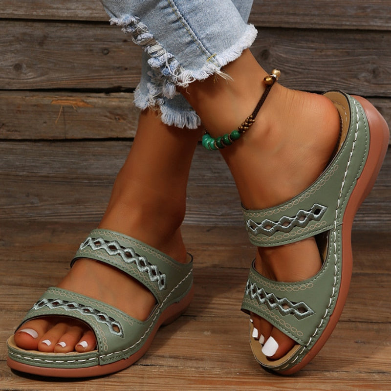 Jenna | Women's Padded Orthopedic Sandals for Comfort and Support-The Yellow Prime