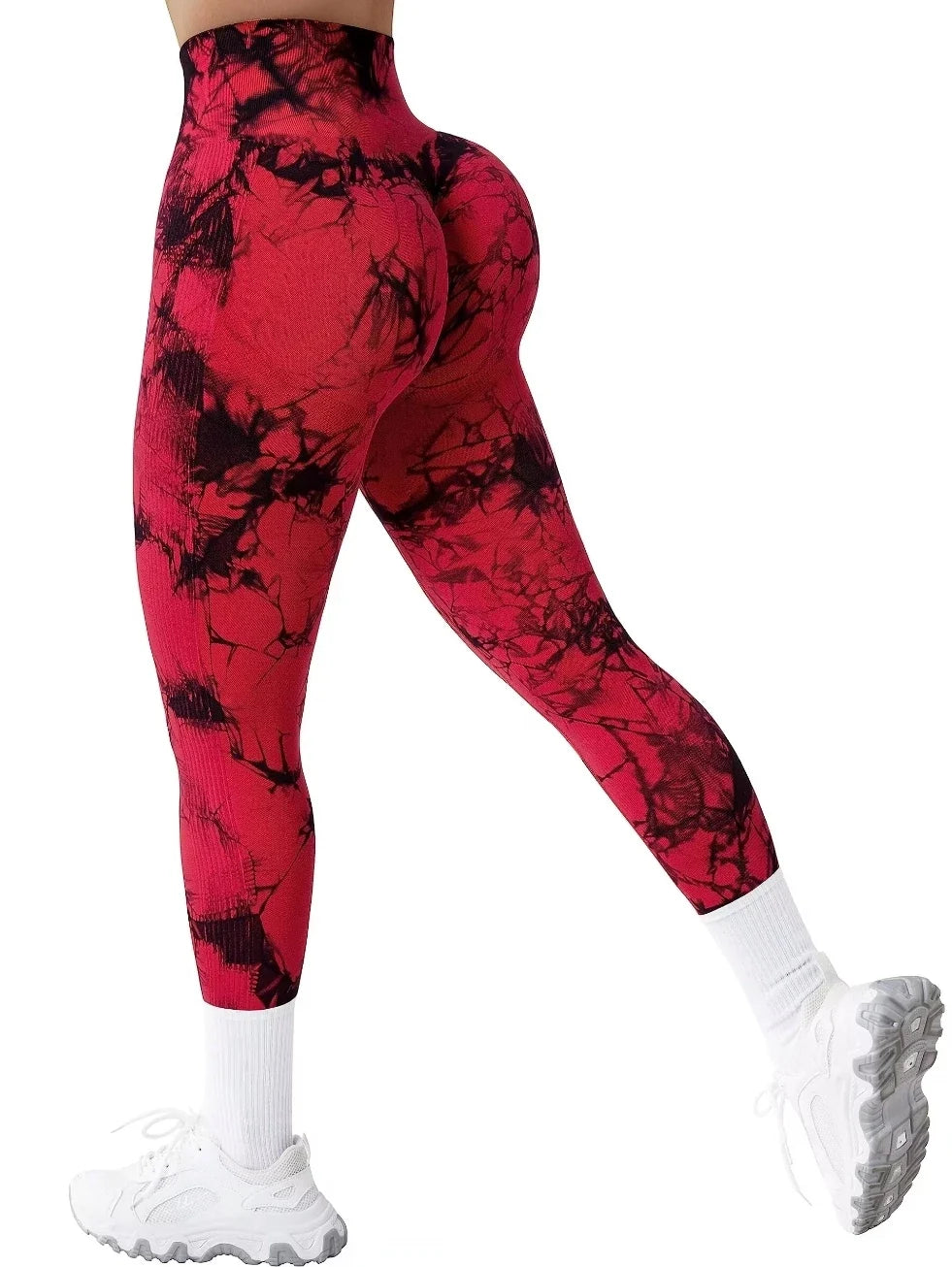 Leggings de yoga sans coutures taille haute pour femmes, pantalon de sport push-up