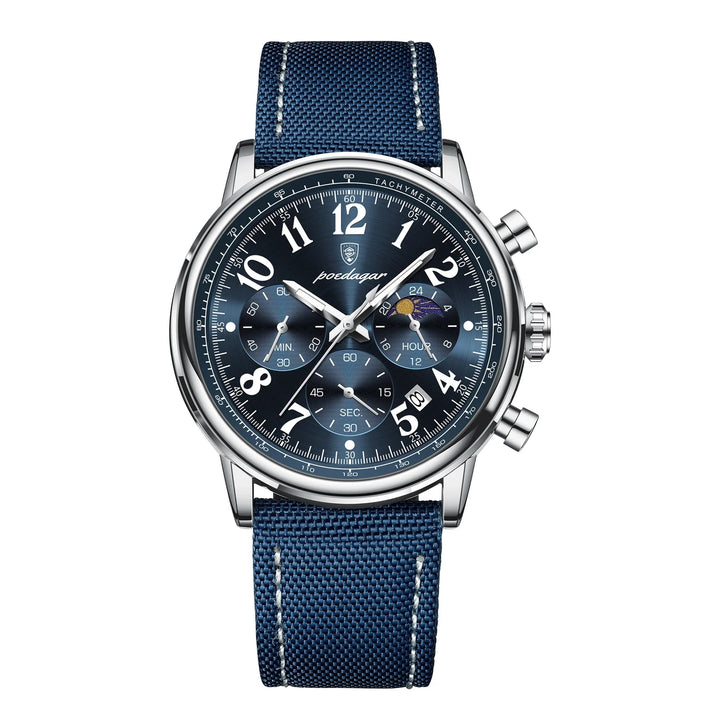 Men's Military Chronograph Watch with Waterproof Nylon Strap-The Yellow Prime