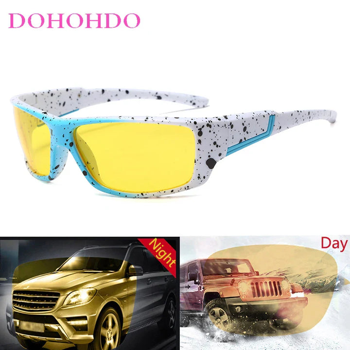 Polarized Night Vision Sunglasses for Enhanced Night Driving UV400-The Yellow Prime