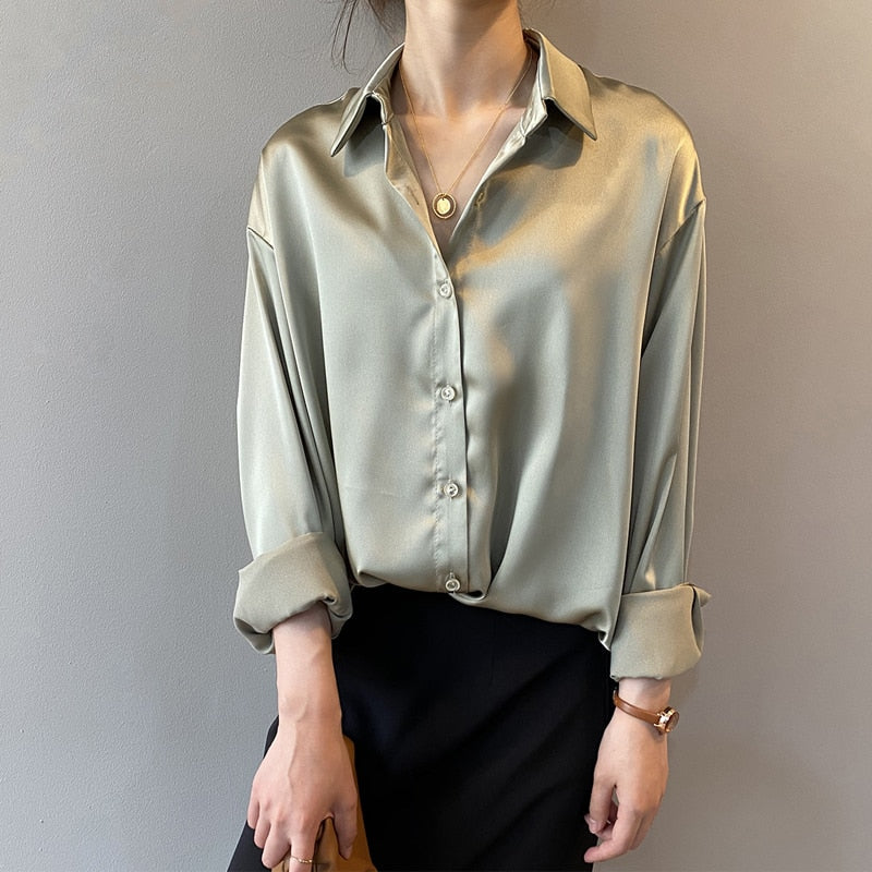 Women's Vintage Blouse Stylish Shirt-The Yellow Prime