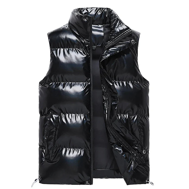 Men's Warm Quilted Down Vest - Duck Down for Winter