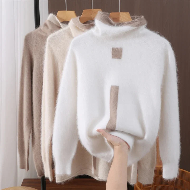 Elena | Women's Luxurious Mink Cashmere Sweater