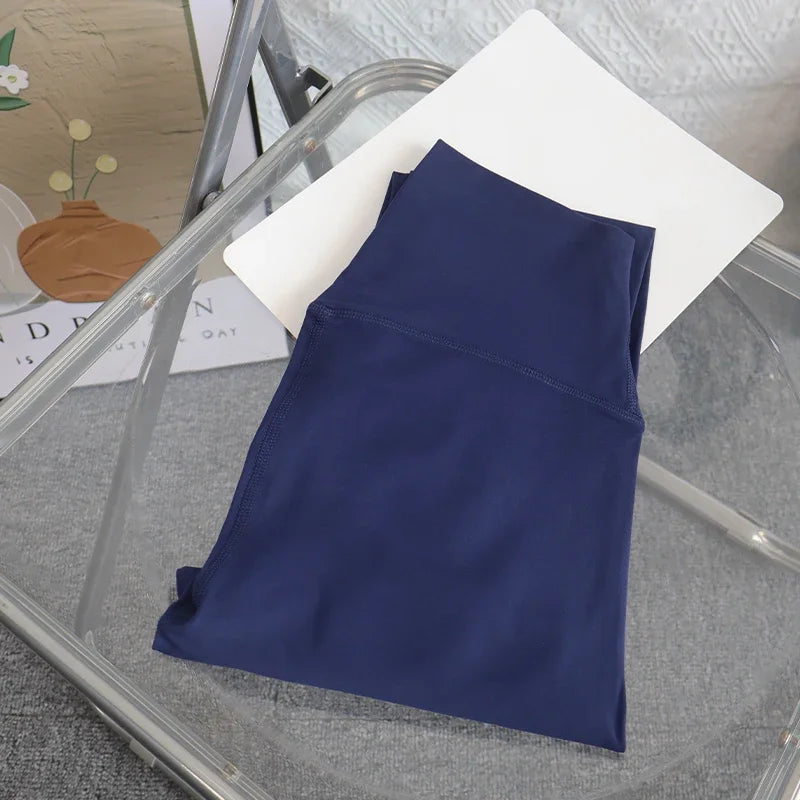 Snabbtorkande och ventilerande yogaleggings med hög midja för kvinnor
